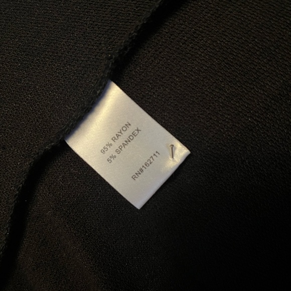 MARGAUX & LEXI LOVELY ALL BLACK SOFT & SMOOTH STRETCHY SHORT SLEEVE MAXI DRESS - Picture 11 of 12